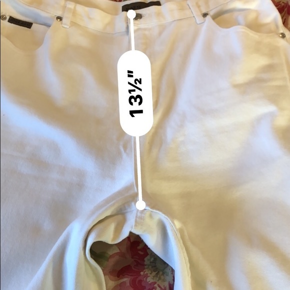 Vintage 90s JONES NY JEANS size 16W Mom Jean High-Waist BOOTY 🍑 100% Cotton USA - Picture 8 of 16